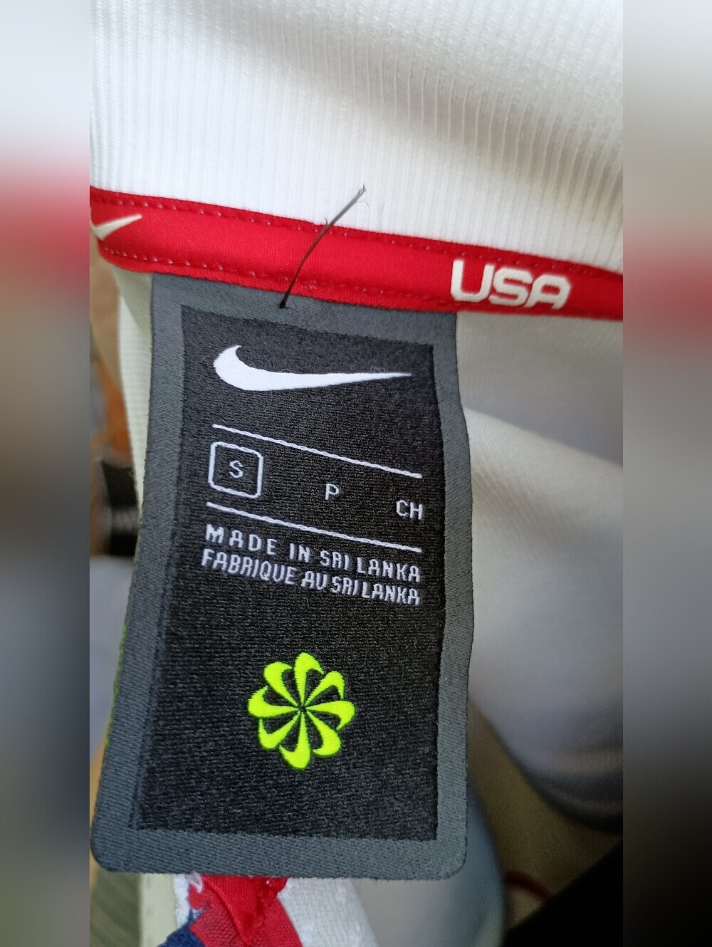 Nike White USA Olympic Varsity Jacket with Red Swoosh_S - Picture 9 of 10